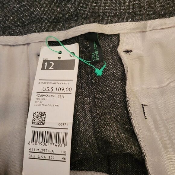 Stile Benetton Women's Trousers (size 12) - Picture 4 of 6